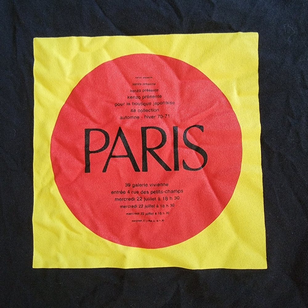 Kenzo Mens Large Black Big Square